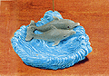 Dolphin Hand Painted Combo Burner