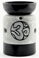 Aroma Lamp - Om Symbol Two-Tone Soapstone 4 1/2