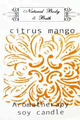 Natural Body & Bath Soy Candle - Citrus Mango