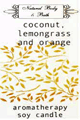 Natural Body & Bath Soy Candle - Coconut Lemongrass Orange