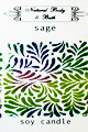 Natural Body & Bath Soy Candle - Sage