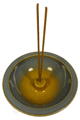 Shoyeido Hand-Thrown Incense Burner - Azure