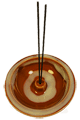 Shoyeido Hand-Thrown Incense Burner - Crimson