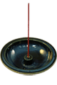 Shoyeido Hand-Thrown Incense Burner - Denim