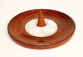 Wooden Burner w/Soapstone Inlay